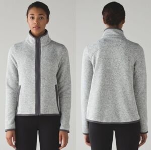Lululemon Its Fleexing Cold Zip Up Sweater